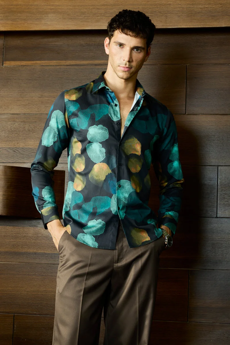 SNITCH 100% Cotton Luxe Slim Fit Shirt